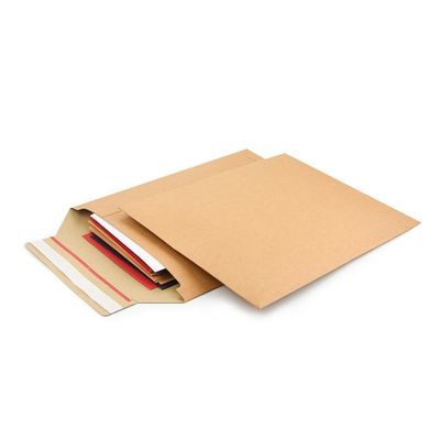 Δέχεται η εκτύπωση από καφέ Kraft Board άκαμπτο ταχυδρομείο για προσαρμοσμένη εμπορική συσκευασία